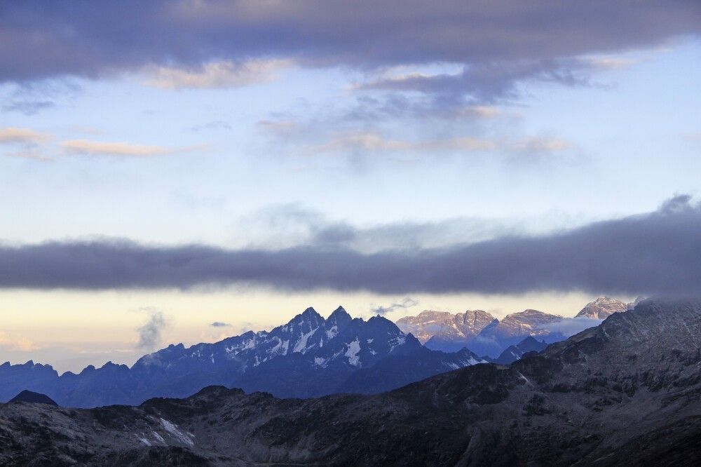 Blick auf die Cordillera Real