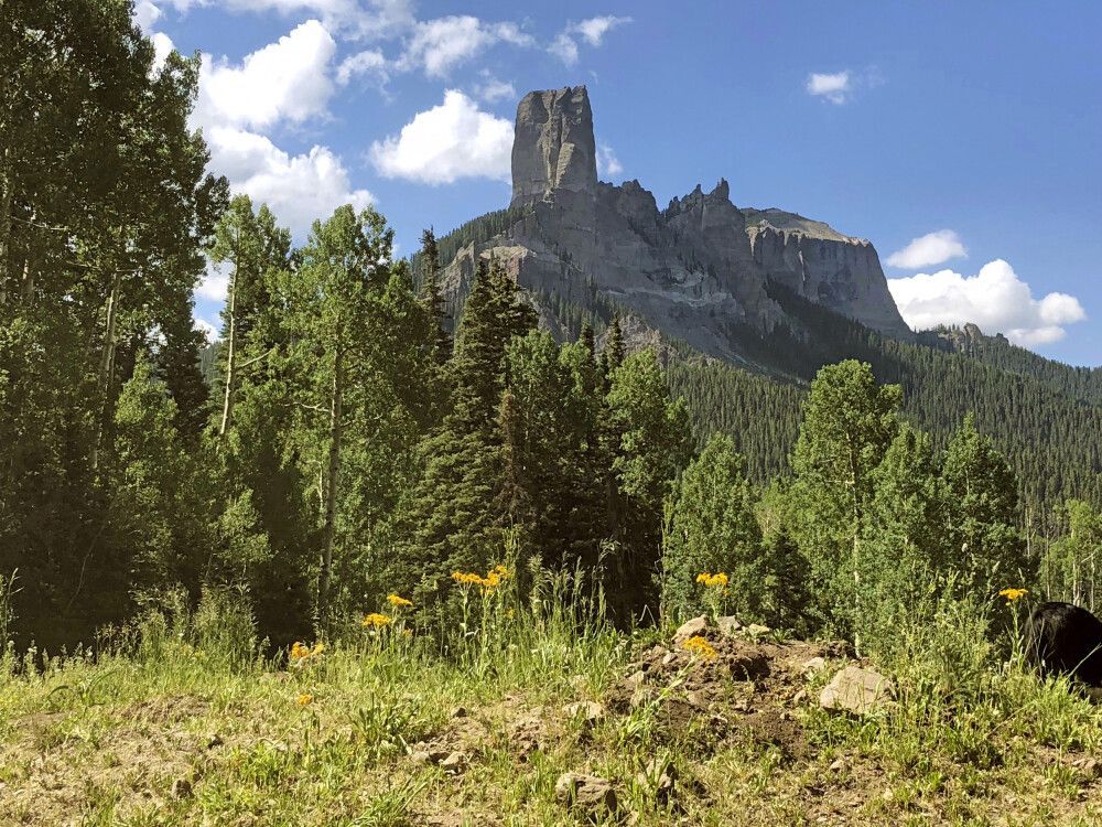 Am Owl Creek Pass, San Juan Mountains, Colorado