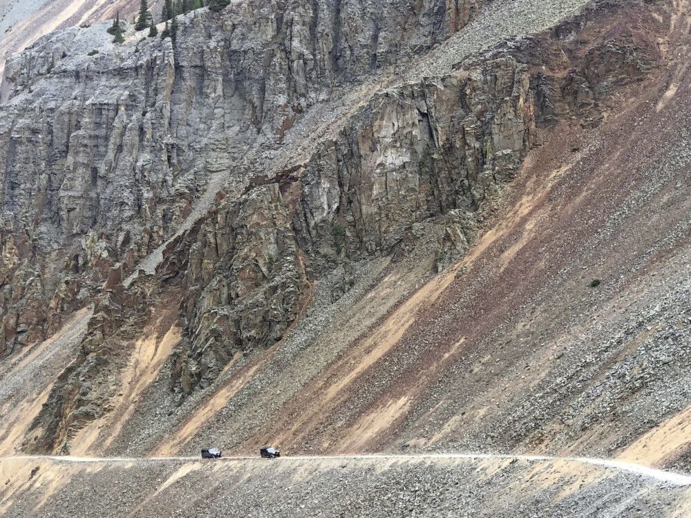 Dramatischer Ophir Pass bei Telluride, Colorado